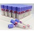 Пробірка вакуумна для забору крові, 2 мл, EDTA K3, 13х75 мм, стерильна, з бузковою кришкою, ТМ MEDRYNOK